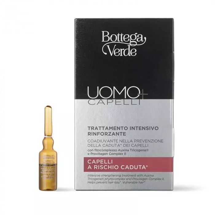 Bottega Verde Uomo+ hair intenzív hajerősítő kezelés 14x Bottega Verde Uomo+ hair intenzív hajerősítő kezelés 14x