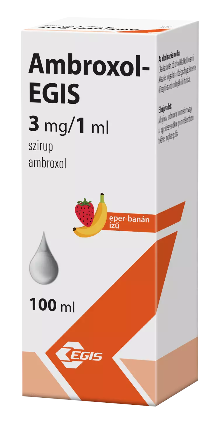 Ambroxol-EGIS 3 mg/ml szirup 1x100ml Ambroxol-EGIS 3 mg/ml szirup 1x100ml