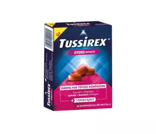 Tussirex pasztilla köhögés ellen 20x