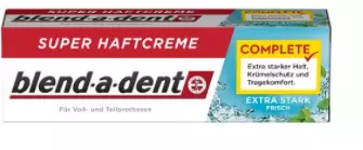 Blend-a-dent Complete Strong Hold Ext. Fresh friss 47g Blend-a-dent Complete Strong Hold Ext. Fresh friss 47g