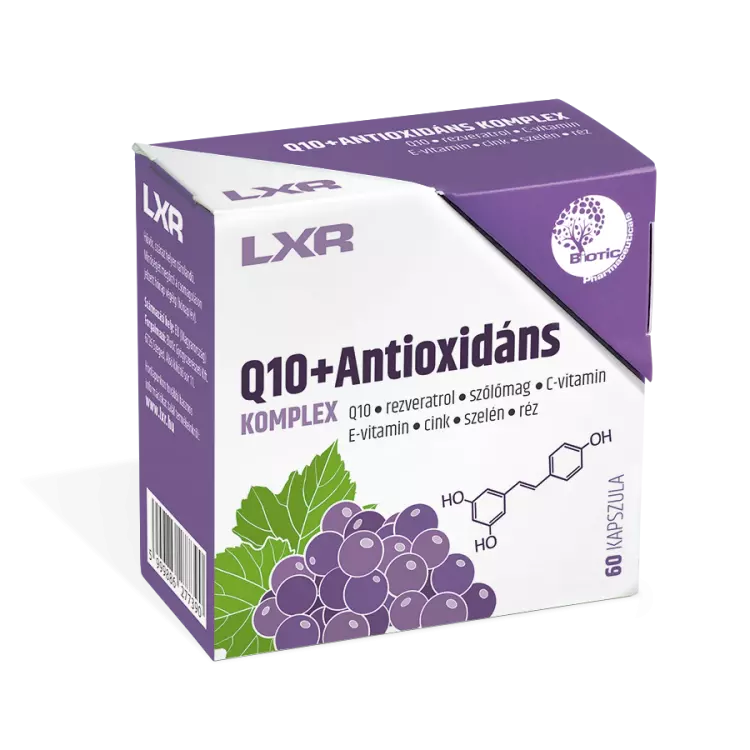 LXR Q10+ Antioxidáns Komplex kapszula 60x LXR Q10+ Antioxidáns Komplex kapszula 60x