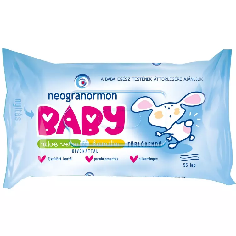 Neogranormon baba törlőkendő 55x Neogranormon baba törlőkendő 55x