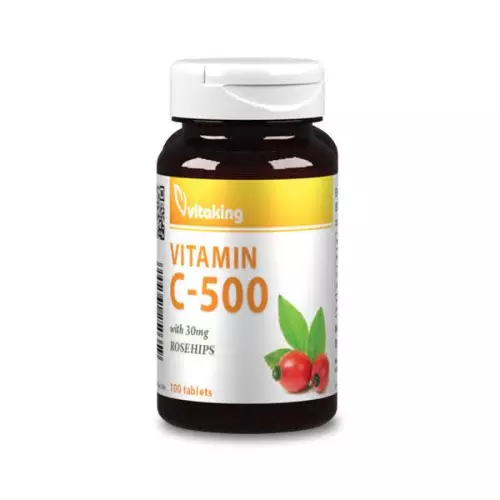 Vitaking C-vitamin  500 mg csipkebogyó tabletta 100x