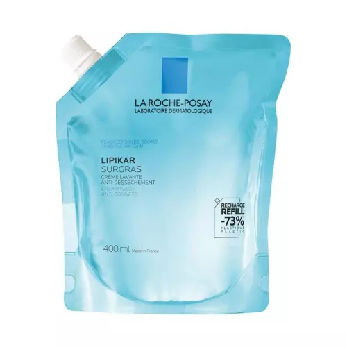 La Roche-Posay Lipikar Surgras krémtusfürdő utántöltő 400ml
