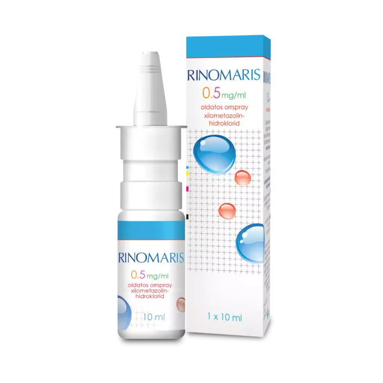 Rinomaris 0,5 mg/ml oldatos orrspray 1x10ml Rinomaris 0,5 mg/ml oldatos orrspray 1x10ml
