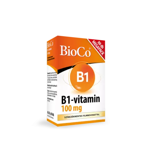 BioCo B1-vitamin 100 mg étrendkiegészítő tabletta 80x