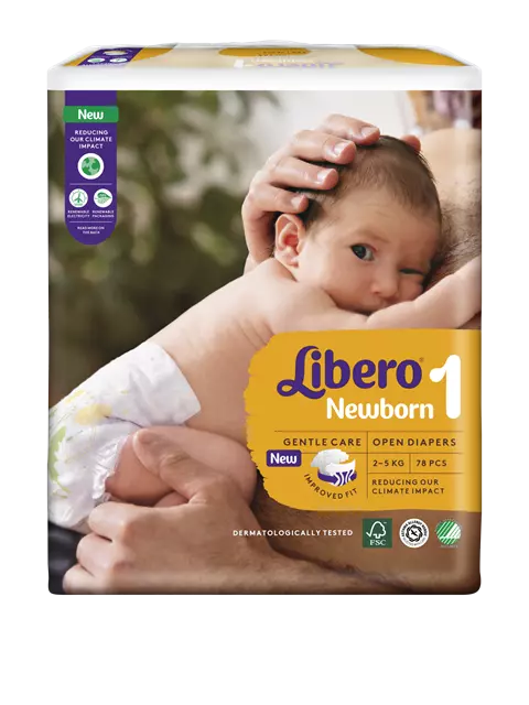 Libero Newborn (1) 2-5kg 76x