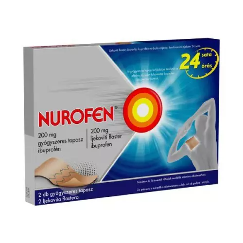 Nurofen 200 mg gyógyszeres tapasz 2x