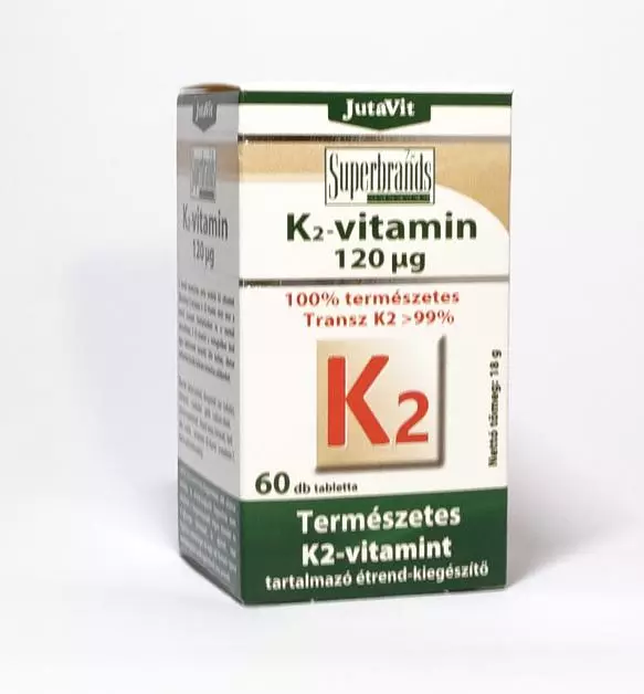 JutaVit K2-vitamin 120 mcg tabletta 60x JutaVit K2-vitamin 120 mcg tabletta 60x