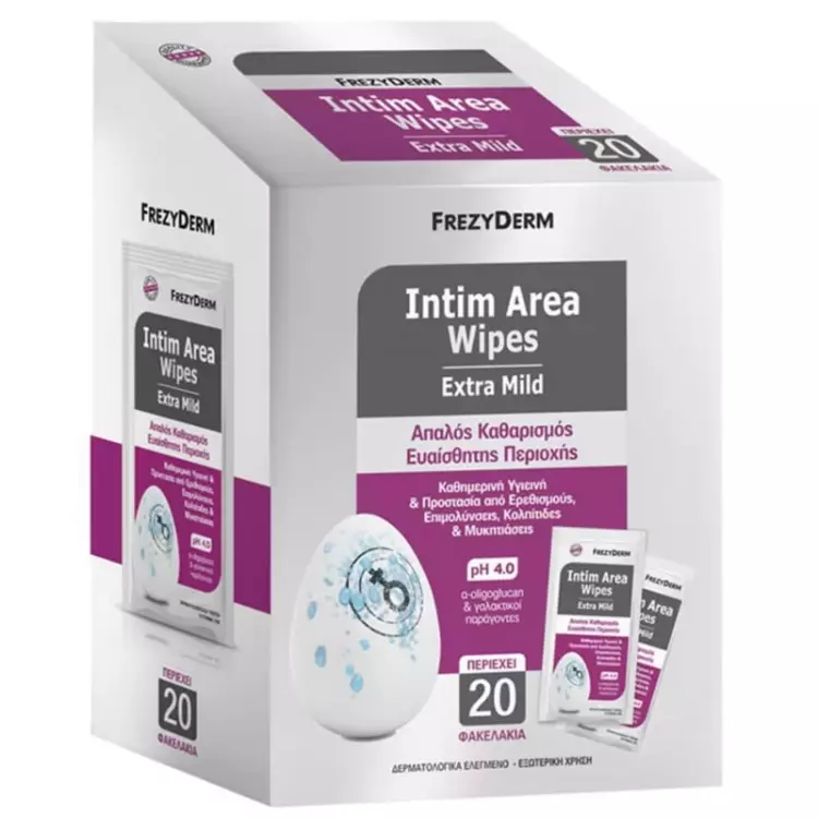 Frezyderm Feminine Intim Area intim törlőkendő 20x Frezyderm Feminine Intim Area intim törlőkendő 20x