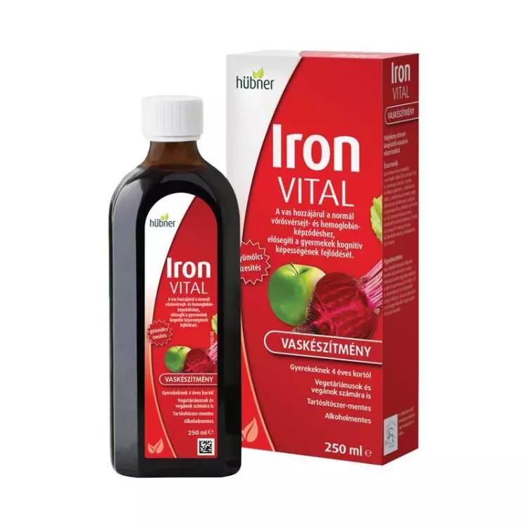 Hübner IronVITAL vaskészítmény 250ml Hübner IronVITAL vaskészítmény 250ml