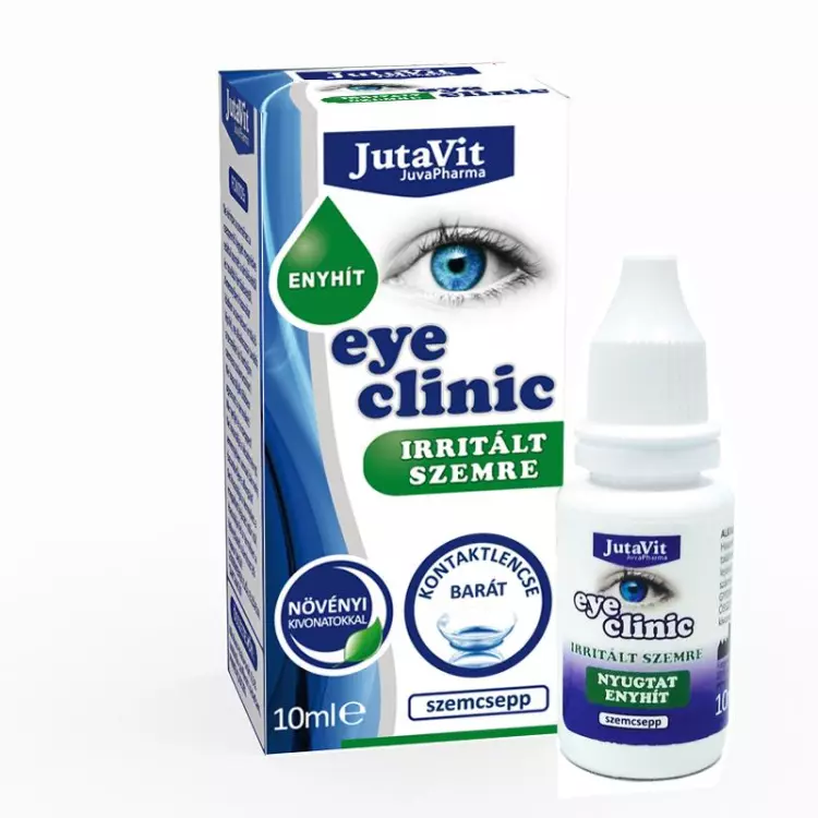 JutaVit Eye Clinic szemcsepp irritált szemre 10ml JutaVit Eye Clinic szemcsepp irritált szemre 10ml