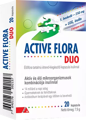 Active Flora DUO étrendkiegészítő kapszula 20x