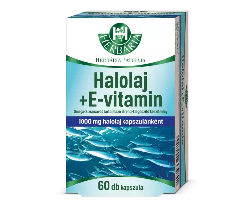 Herbária Halolaj+ E-vitamin+ Omega-3 kapszula 60x