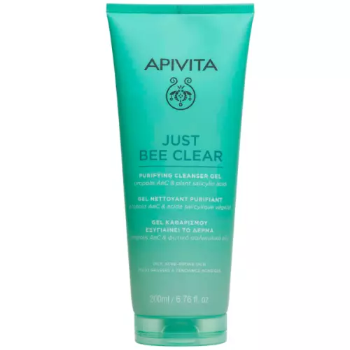 APIVITA JUST BEE CLEAR arctiszt. habzó gél zs bőr 200ml