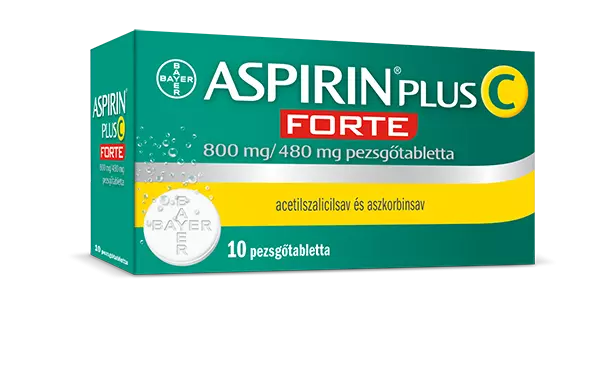 Aspirin Plus C Forte 800 mg/480 mg pezsgőtabletta 10x Aspirin Plus C Forte 800 mg/480 mg pezsgőtabletta 10x