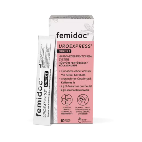 UROEXPRESS Femidoc Direkt D-mannóz por 10x