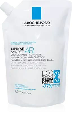LRP Lipikar Syndet AP+ tiszító gél utántöltő 400ml