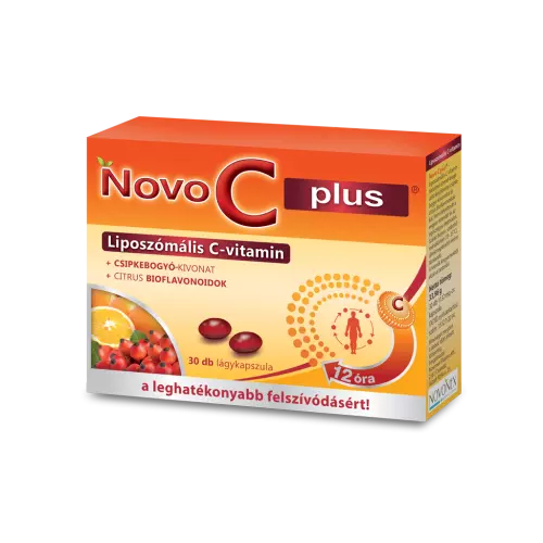 Novo C Plus liposzómás retard C kapszula 30x