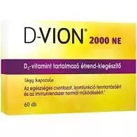 D-Vion D3-vitamin 2000 NE  kapszula 60x