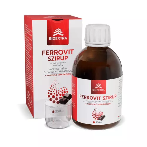 Bioextra Ferrovit étrendkiegészítő szirup 250ml