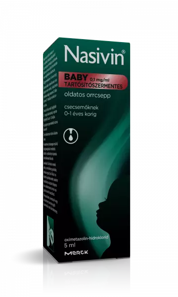 Nasivin Baby 0,1 mg/ml tart.mentes old. orrcsepp 1x 5ml Nasivin Baby 0,1 mg/ml tart.mentes old. orrcsepp 1x 5ml