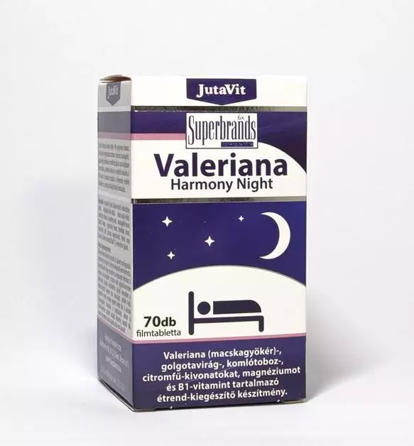 JutaVit Valeriana Harmony Night filmtabletta 70x JutaVit Valeriana Harmony Night filmtabletta 70x