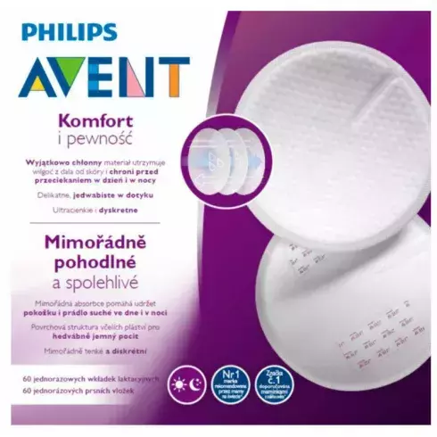 Avent melltartóbetét eldobható nappali 60x Avent melltartóbetét eldobható nappali 60x