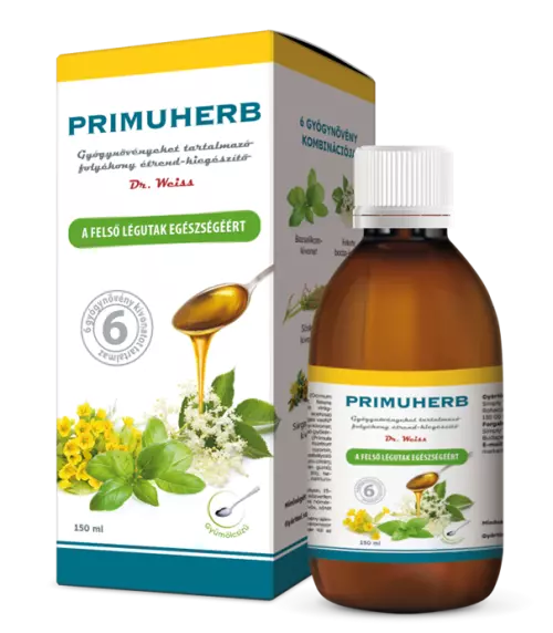 Primuherb gyógynövényeket tart. folyékony étrendk. 150ml