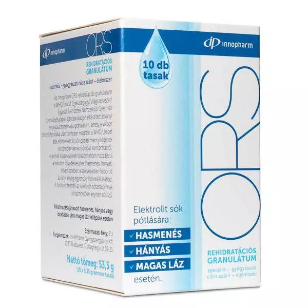 Innopharm ORS rehidratáló granulátum (VitaPlus) 10x Innopharm ORS rehidratáló granulátum (VitaPlus) 10x