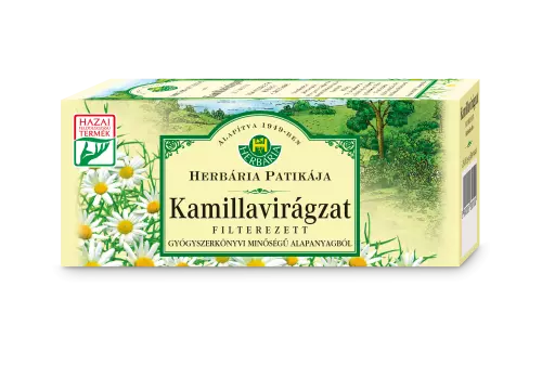 Kamillavirágzat tea filteres HERBÁRIA 25x1g