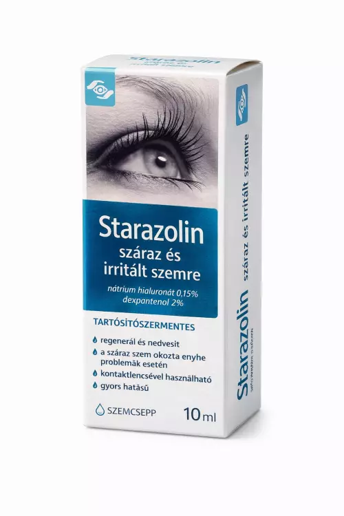 Starazolin szemcsepp száraz irritált szemre 10ml