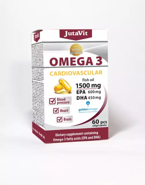 JutaVit Cardiovascular Omega-3 1500 mg kapszula 60x