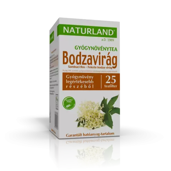 NATURLAND Bodzavirág filteres 25x1g NATURLAND Bodzavirág filteres 25x1g