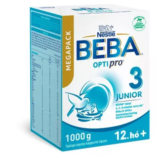 Beba Optipro 3 Junior anyatej-kiegészítő tápszer 1000g