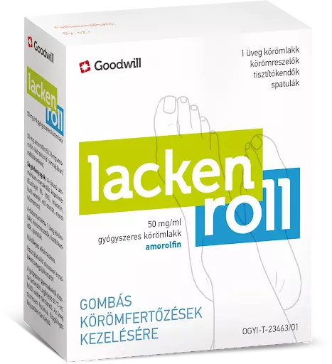 Lackenroll 50 mg/ml gyógyszeres körömlakk 1x2,5ml