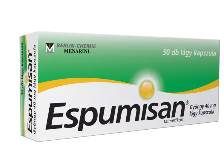 Espumisan Gyöngy 40 mg lágy kapszula 50x Espumisan Gyöngy 40 mg lágy kapszula 50x