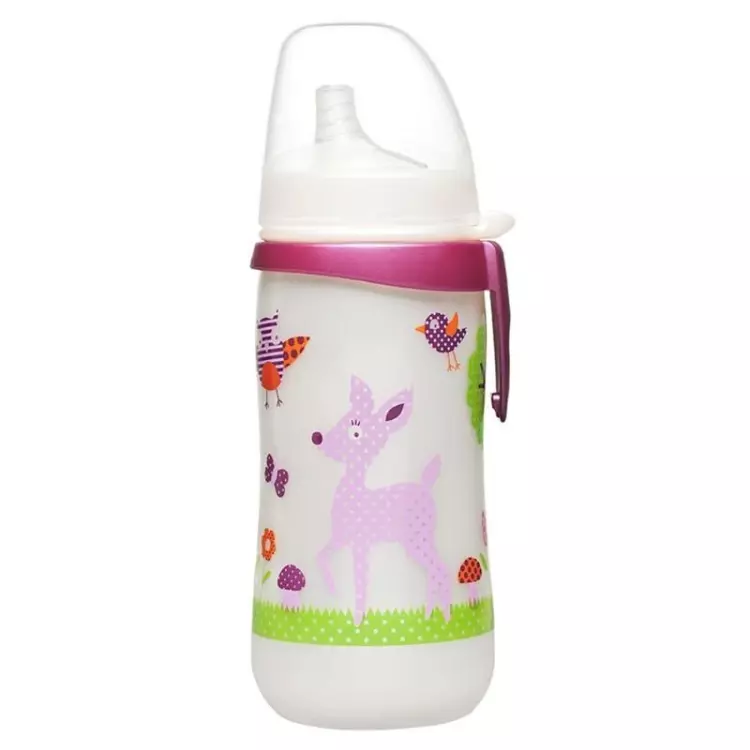 Nip itatópohár itatócsőrrel 12 hótól 330ml lány 1x Nip itatópohár itatócsőrrel 12 hótól 330ml lány 1x