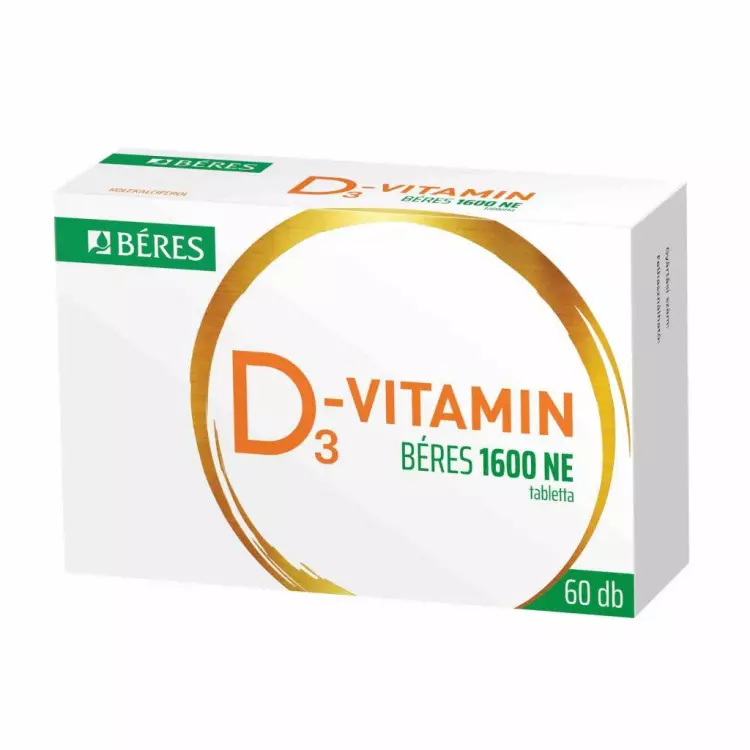 D3-vitamin Béres 1600 NE tabletta 60x D3-vitamin Béres 1600 NE tabletta 60x