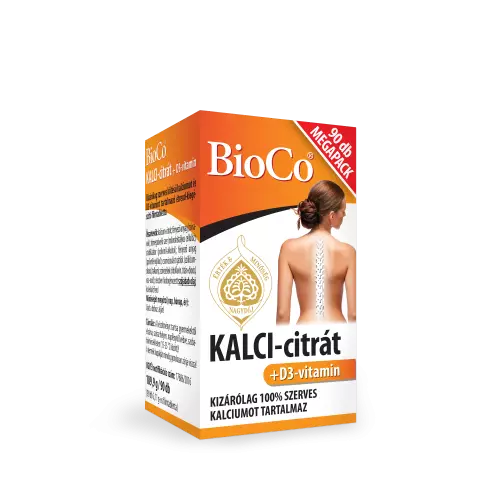BioCo KALCI-citrát+ D3-vit. filmtabletta megapack 90x