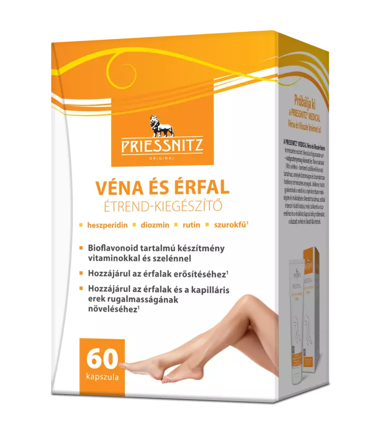 Priessnitz véna és érfal kapszula 60x Priessnitz véna és érfal kapszula 60x