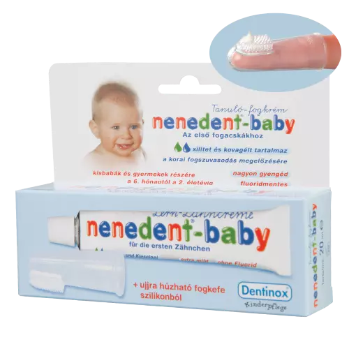 Nenedent-baby tanulószett fogkrém+fogkefe 20ml