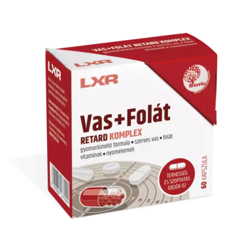 LXR Vas+Folát Retard Komplex 60x