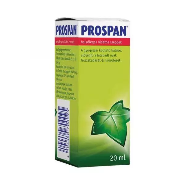 Prospan belsőleges oldatos cseppek 1x20ml Prospan belsőleges oldatos cseppek 1x20ml