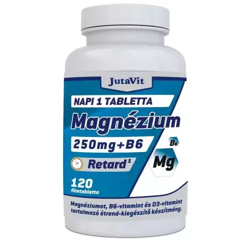 JutaVit Magnézium+ B6+ D3-vitamin retard filmtabl. 120x