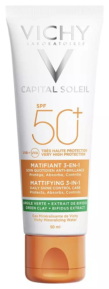 Vichy Capital Sol. 3in1 Mattító krém SPF50+ 50ml Vichy Capital Sol. 3in1 Mattító krém SPF50+ 50ml
