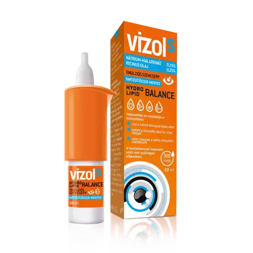 Vizol S Hydro Lipid Balance szemcsepp 10ml