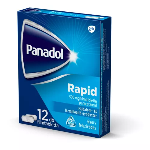 Panadol Rapid 500 mg filmtabletta gyerekzáras 12x