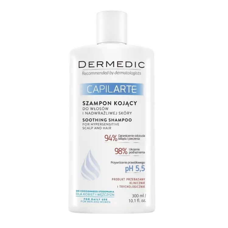 Dermedic Capilarte Fejbőr nyugtató sampon 300ml Dermedic Capilarte Fejbőr nyugtató sampon 300ml