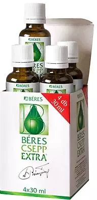 Béres Csepp Extra belsőleges oldatos cseppek 4x 30ml Béres Csepp Extra belsőleges oldatos cseppek 4x 30ml